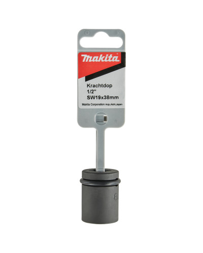 Ударна головка Makita Cr-Mo з ущільнюючим кільцем 1/2, 19х38мм, 134831-6  - фото 2