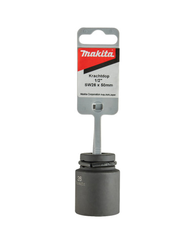 Ударная головка Makita Cr-Mo с уплотнительным кольцом 1/2, 26х50мм, 134842-1  - фото 2