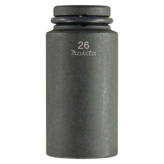 Makita 134843-9 |  Ударна головка Makita Cr-Mo  з ущільнюючим кільцем 1/2, 26х78мм, 134843-9