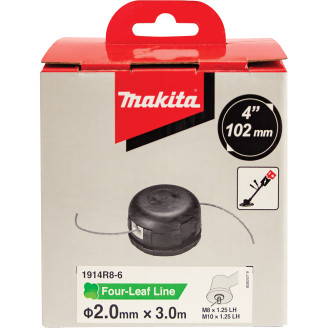 Косильна головка M8/M10x1,25 LH, 2 мм Makita DUR188L, DUR190L, DUR190U, DUR191U, DUR194, DUR368A, DUR368L, UR002G, UR003G, UR006G, UR016G, EM2500U, EM2600, DUX18, 1914R8-6