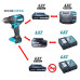 Аккумулятор MAKITA LXT BASIC BLB182, 1915F4-6  - фото 9