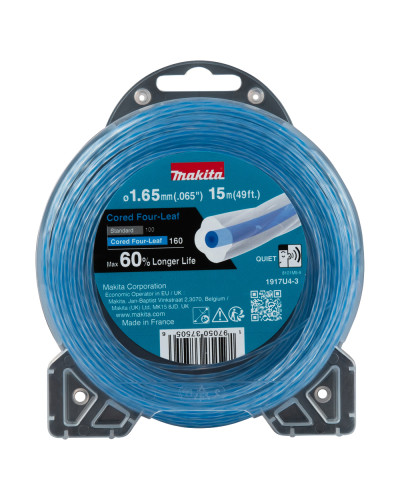Makita 1917U4-3 | Жилка косильна Ø1,65 мм 15 м тип: