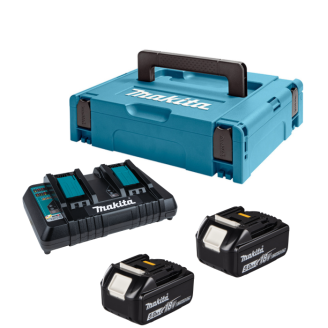 Makita 197629-2 | Набор аккумуляторов LXT Makita BL1850Bx2, DC18RD, Makpac 197629-2