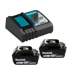 Makita 2_BL1860B_DC18RC | Набір аксесуарів LXT акумулятор BL1860Bх2 та зарядний пристрій DC18RC