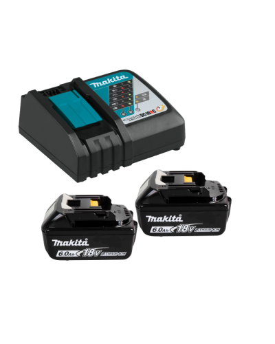 Makita 2_BL1860B_DC18RC | Набор аксессуаров LXT аккумулятор BL1860Bх2 и зарядное устройство DC18RC