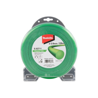 Makita E-02711 | Жилка косильна 2,0 мм 126 м тип: Кругла Makita E-02711