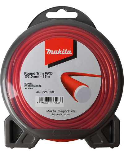 Makita 369224609 | Косильная жилка MAKITA, (3мм х15м), 369224609