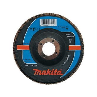 Makita P-65252 | Пелюстковий шліфувальний диск Makita 180х22,23 K 40, корунд, P-65252