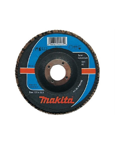 Makita P-65252 | Пелюстковий шліфувальний диск Makita 180х22,23 K 40, корунд, P-65252