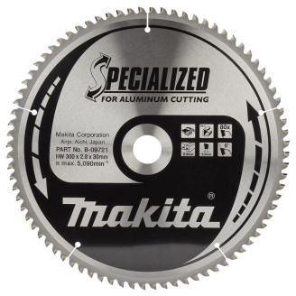 Makita B-33392 | Пильный диск Makita SPECIALIZED: алюминий, ламинат 300х30 мм 80Т B-33392