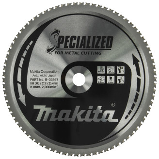 Makita B-33467 | Пильный диск Makita SPECIALIZED по стали  30х 25,4 мм 78 зубьев B-33467