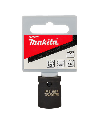 Ударная головка Makita 3/8, 15х28мм, B-39970  - фото 2