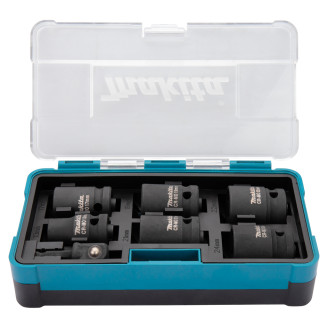 Makita B-69733 | Набір ударних головок 1/2 з адаптером Makita 7 шт B-69733