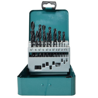 Makita D-54097 |  Набор сверл Makita HSS-R по металлу, 1-13 мм,  (25 шт)  D-54097