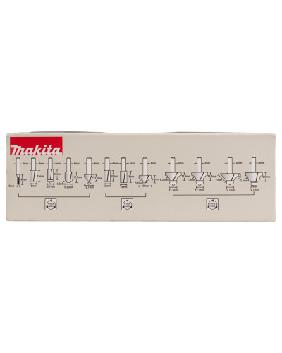 Набір фрез Makita 12 шт D-57065  - фото 2