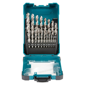 Makita D-67549 | Набір свердел по металу HSS-G 19 шт Makita D-67549
