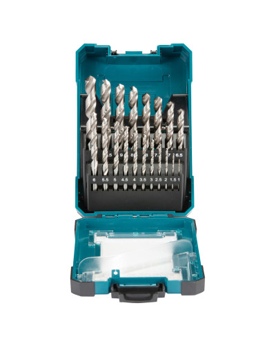 Makita D-67549 | Набір свердел по металу HSS-G 19 шт Makita D-67549