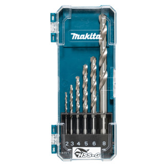 Makita D-75742 | Набор сверл по металлу HSS-G Makita 6 шт D-75742