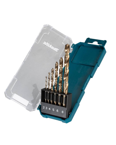 Makita D-75758 | Набір свердел HSS-Co по металу 2-8 мм (6 шт.), MAKITA, D-75758
