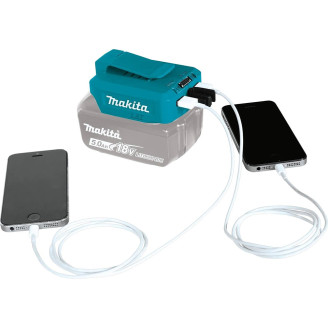 USB перетворювач для мобільних пристроїв USB 14,4 V/18 V LXT Makita DEBADP05