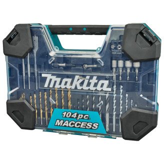 Makita E-22604 | Набір свердл та біт (104 шт.) Makita E-22604