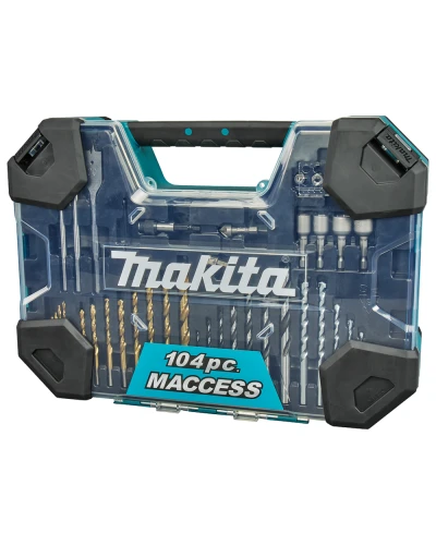 Набір свердл та біт (104 шт.) Makita E-22604: Купити за доступной