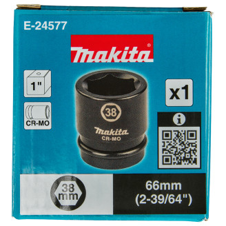 Ударна торцева головка 1' 38 мм Makita E-24577