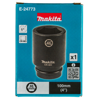 Ударна торцева головка 1' 46 мм подовжена Makita E-24773