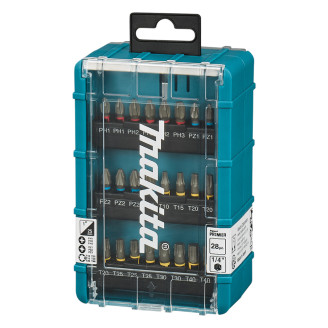 Makita E-25068 | Набір ударних біт 28 шт. Impact Premier 25 мм Makita E-25068