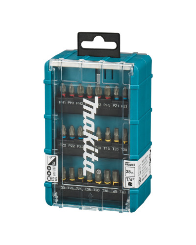 Makita E-25068 | Набор ударных бит 28 шт. Impact Premier 25 мм Makita E-25068