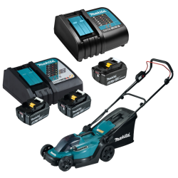 Набор аккумуляторной газонокосилки Makita LXT DLM330SM + 1914J6-4, SET-DLM330SM-0426