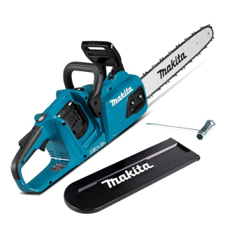 Акумуляторна ланцюгова пила Makita LXT DUC355Z + шкіряні рукавиці P-84632