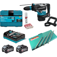 Makita SET-HR005GZ01-0826 | Акумуляторний перфоратор MAKITA XGT HR005GZ01+ набір акумуляторів 1916Y1-1+ набір зубил P-18013