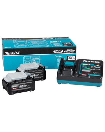 Акумуляторний перфоратор MAKITA XGT HR005GZ01+ набір акумуляторів 1916Y1-1+ набір зубил P-18013  - фото 3
