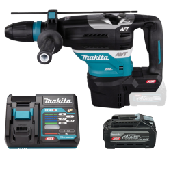 Аккумуляторный перфоратор MAKITA XGT HR005GZ01 + DC40RA + BL4040F, SET-HR005GZ01-PROMOXGT