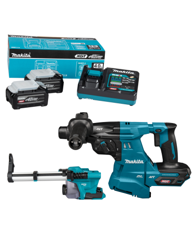 Makita SET-HR011GZ-0826 | Акумуляторний перфоратор Makita XGT HR011G+ набір акумуляторів 1916Y1-1+ комплект для видалення пилу DX17