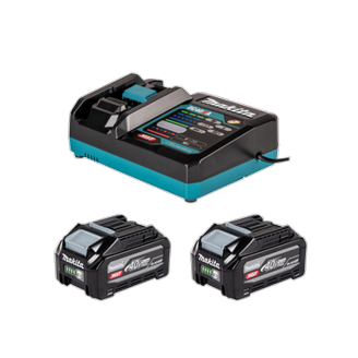Акумуляторний перфоратор Makita XGT HR011G+ набір акумуляторів 1916Y1-1+ комплект для видалення пилу DX17