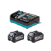 Акумуляторний перфоратор Makita XGT HR011G+ набір акумуляторів 1916Y1-1+ комплект для видалення пилу DX17  - фото 3