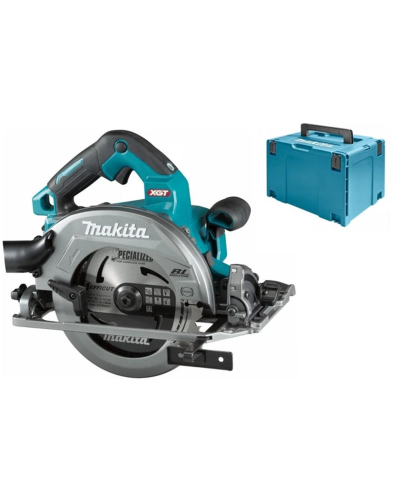 Аккумуляторная ручная дисковая пила MAKITA XGT HS004GZ01+ DC40RA + BL4040F, SET-HS004GZ01-PROMOXGT  - фото 2