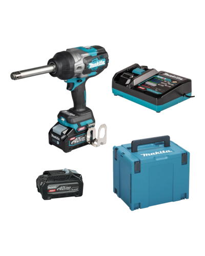 Makita SET-TW011GM201-PROMOXGT | Акумуляторний ударний гайкокрут з подовженим хвостовиком Makita XGT 40 V MAX TW011GM201+BL4040F, SET-TW011GM201-PROMOXGT