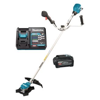 Makita SET-UR002GZ01-PROMOXGT | Акумуляторна коса MAKITA  XGT UR002GZ01+ DC40RA + BL4040F, SET-UR002GZ01-PROMOXGT
