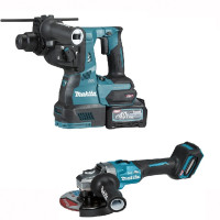 Аккумуляторная угловая шлифмашина Makita XGT GA035GZ+ перфоратор HR003GM201, SET-GA035GZ-1023