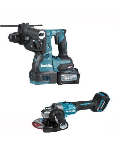 Makita SET-GA035GZ-1023 | Акумуляторна кутова шліфувальна машина Makita XGT GA035GZ+ перфоратор HR003GM201, SET-GA035GZ-1023