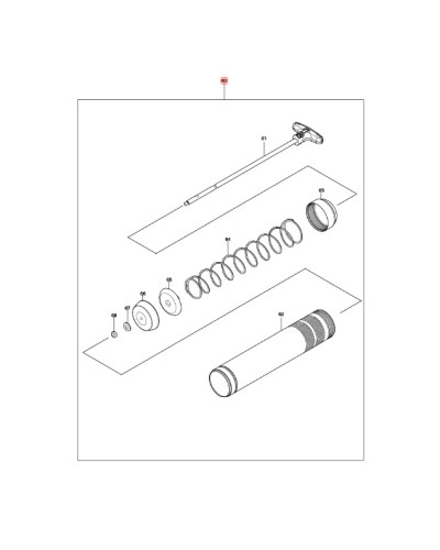 Колба в сборе для маслонасоса DGP180 400 г. Makita 191B12-7  - фото 4