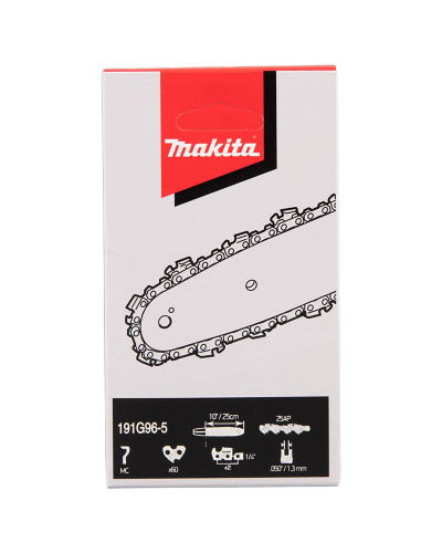 Ланцюг для пили Makita 250 мм BUC250C, DCS232T, DCS3410TH, DUC254C, DUC256C, 191G96-5  - фото 2