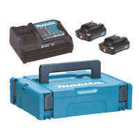 Набор аккумуляторов Makita CXT (BL1021Bx2, DC10SB, Makpac 1)