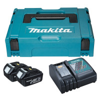 Набор аккумуляторов Makita LXT (BL1830Bx2, DC18RC, Makpac 1), 197952-5