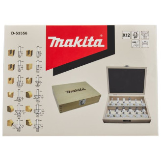 Набір фрез Makita  12 шт 