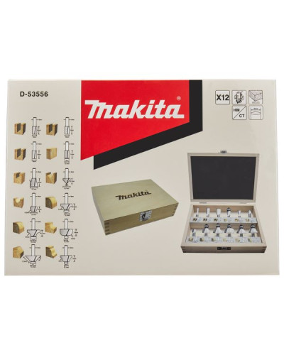 Набір фрез Makita 12 шт  - фото 6