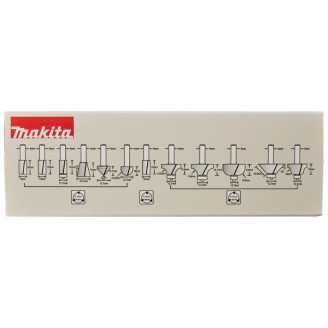 Набір фрез Makita  12 шт 